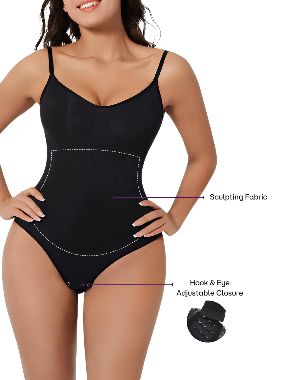 Sculpting Shapewear Bodysuit | Full-Body Support with Adjustable Fit | Seamless Design for Instant Confidence 0