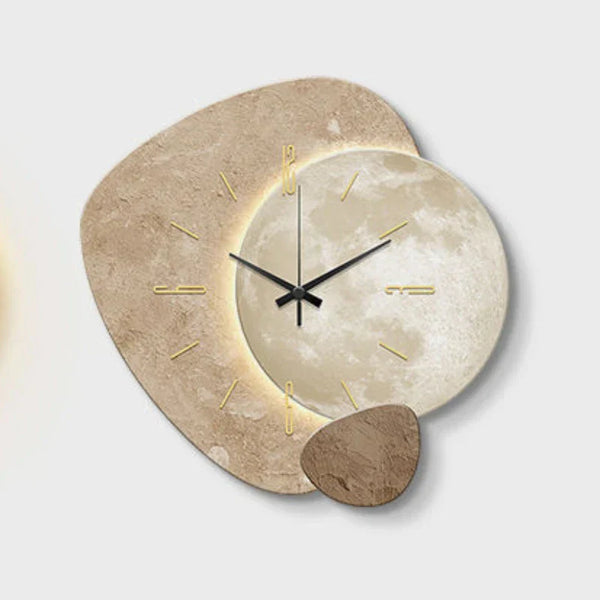Wooden Wall Clock - ArtiGlow - Scandinavian Design - Silent Bamboo Clock