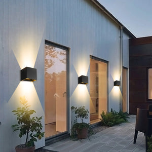 Cube Wall Lamp - Luxora - Easy Install Lighting - Adjustable Brightness