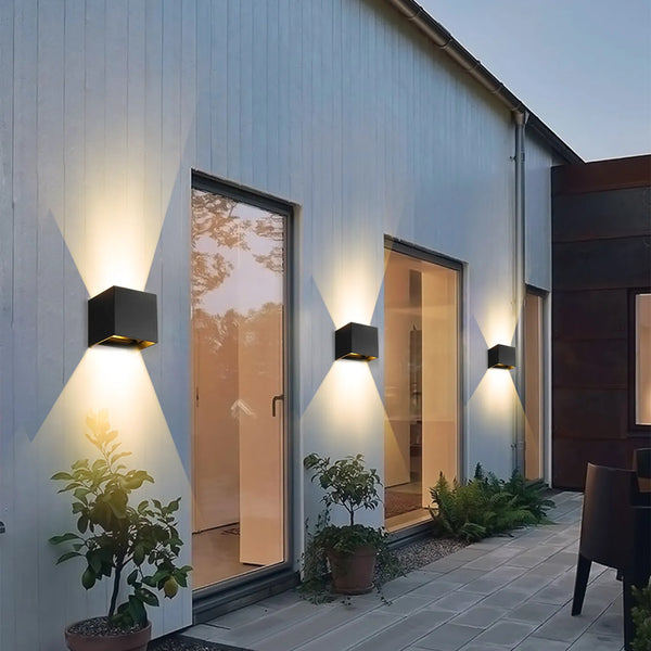 Cube Wall Lamp - Luxora - Easy Install Lighting - Adjustable Brightness