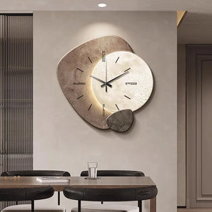 Wooden Wall Clock - ArtiGlow - Scandinavian Design - Silent Bamboo Clock