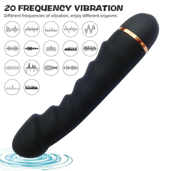 Sensual Bliss | 20-Mode Silicone Vibrator with Strong Motor | Realistic Design for Ultimate Pleasure 1