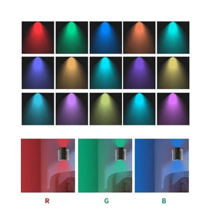 LED Night Light - LumaGlow - Motion Sensor Wall Lamp - Dimmable Plug-In