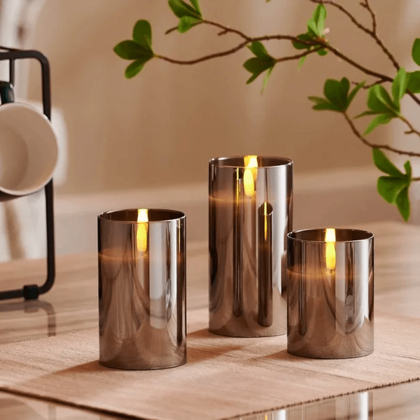 LED Candles - Moodix - Realistic Flame Effect - Safe Home Lighting