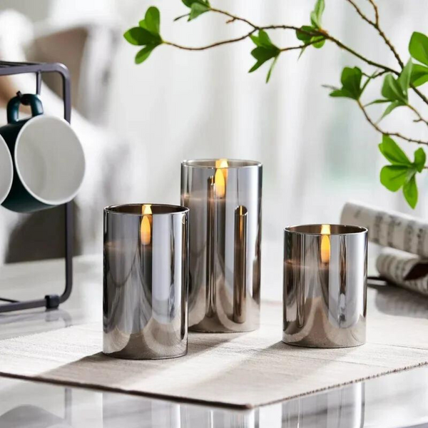 LED Candles - Moodix - Realistic Flame Effect - Safe Home Lighting