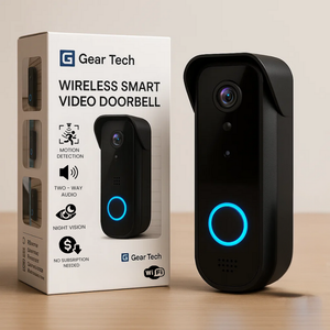 Smart Home | Video Doorbell Camera with HD Night Vision & Instant Alerts for Enhanced Home Security 0