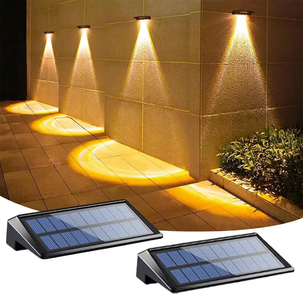 SolarLuxe | Bright Dual-Mode Solar Outdoor Wall Lantern 0