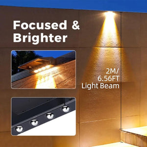SolarLuxe | Bright Dual-Mode Solar Outdoor Wall Lantern 2