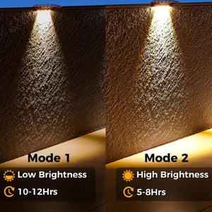 SolarLuxe | Bright Dual-Mode Solar Outdoor Wall Lantern 4