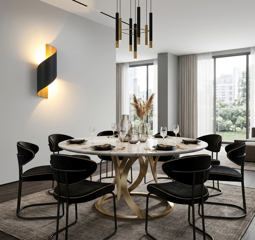 Spiral LED Wall Light 12W | Indoor Nordic Design