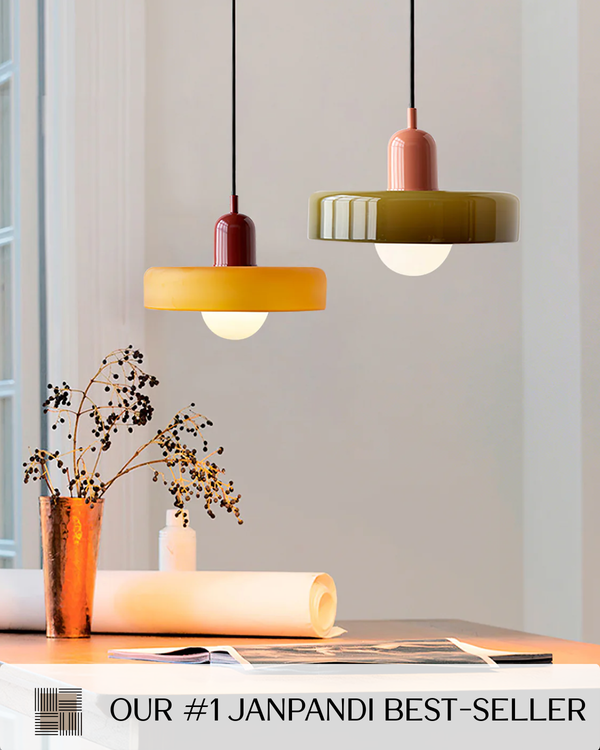 Pendant Ceiling Light - Luretta - Colour Pop Design - Retro Glass Lighting