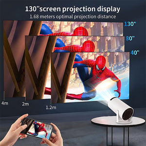 Ultimate Portable Mini Projector with 4K HD Resolution & Bluetooth 5.0 for Stunning Entertainment 6