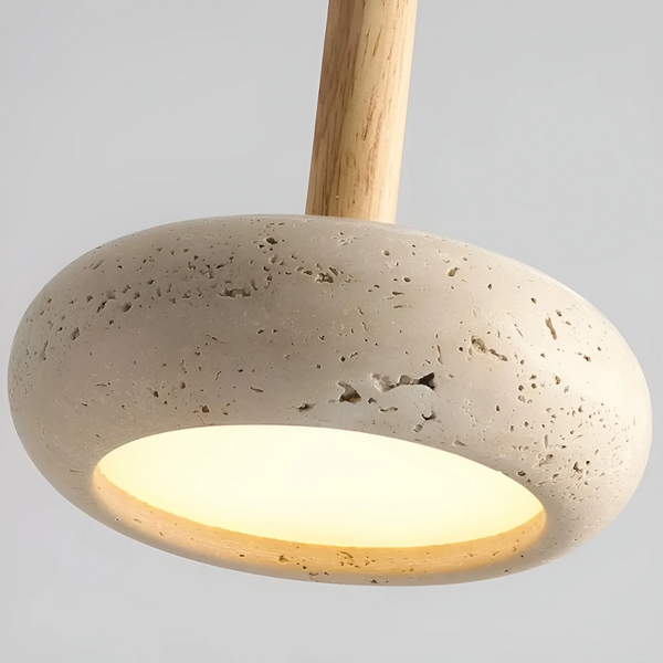 LED Ceiling Lamp - Lumora - Retro Japanese Design - Adjustable Pendant Light