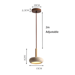LED Ceiling Lamp - Lumora - Retro Japanese Design - Adjustable Pendant Light