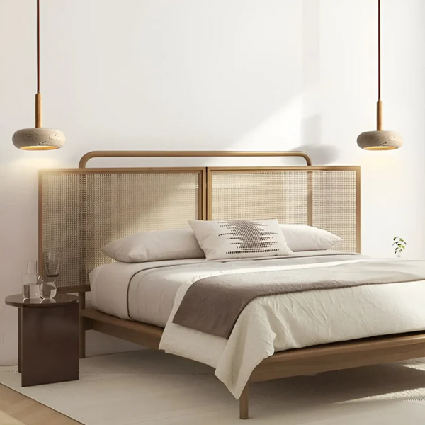 LED Ceiling Lamp - Lumora - Retro Japanese Design - Adjustable Pendant Light