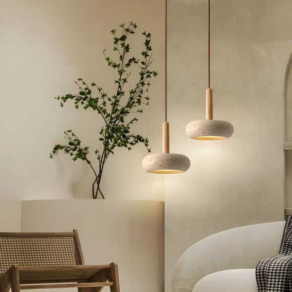 LED Ceiling Lamp - Lumora - Retro Japanese Design - Adjustable Pendant Light