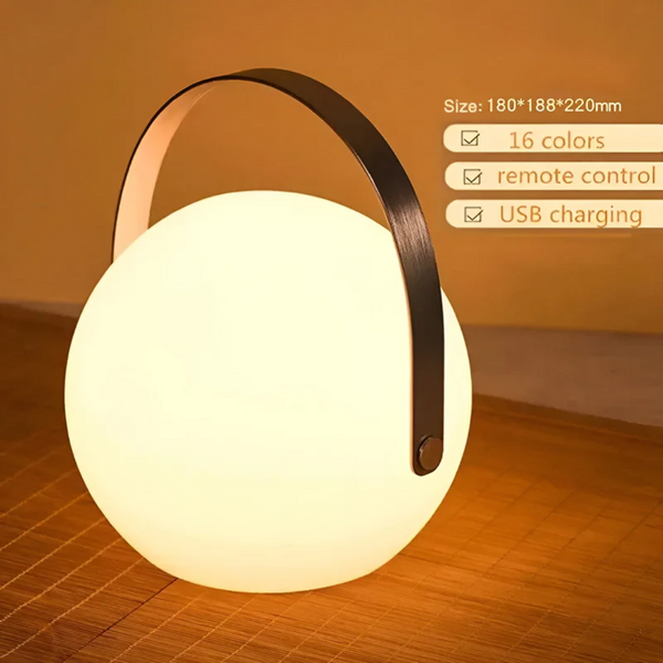 Portable Table Lamp - Luminex - Waterproof LED Light - Cordless Design