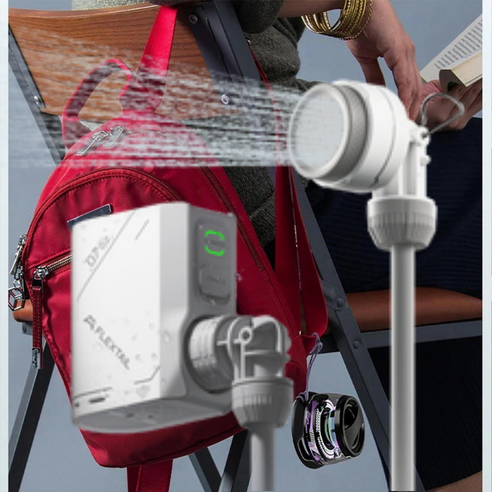 Portable Outdoor Shower – MaxShower Ultralight Rechargeable Camping Shower with Anti-Clog Filter