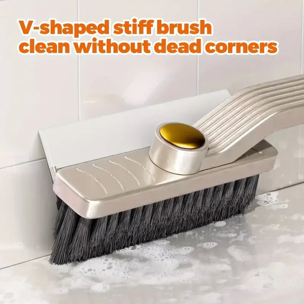 Versatile Cleaning Brush | 360° Rotating Hard Bristle Scrubber for Efficient Tile and Surface Cleaning 1