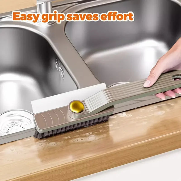 Versatile Cleaning Brush | 360° Rotating Hard Bristle Scrubber for Efficient Tile and Surface Cleaning 2
