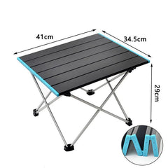 Versatile Outdoor Folding Table | Ultralight Aluminum Design with Stable Rubber Feet | Perfect for Camping and Picnics 6