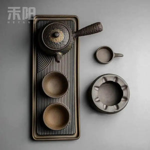 Vintage Ceramic Tea Warmer | Japanese-Style Handmade Stove for Perfectly Warmed Tea 1