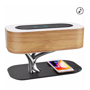 Table Lamp - Hauslum - Minimalist Design - Wireless Charging & Speaker