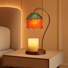 Strawberry Fragrance Candle Warmer Lamp With Timer