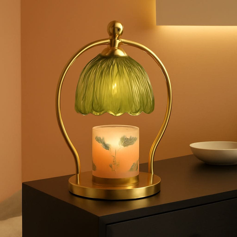Candle Warmer Lamp Dimmable Timer Vintage Amethyst