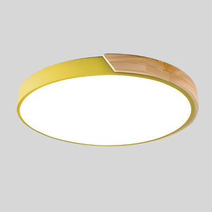 Ceiling Light - LuminaWood - Nordic Wooden Design - LED Circular Lamp