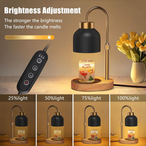 Candle Warmer Lamp With Adjustable Brightness Dimmer