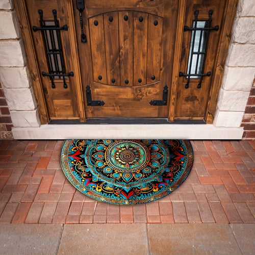 Doormat - SacredCircle - Mandala Design - Non-Slip Entrance Mat