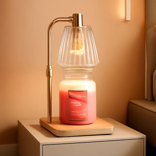 Candle Warmer Lamp With Timer Crystal Clear Wax Warmer