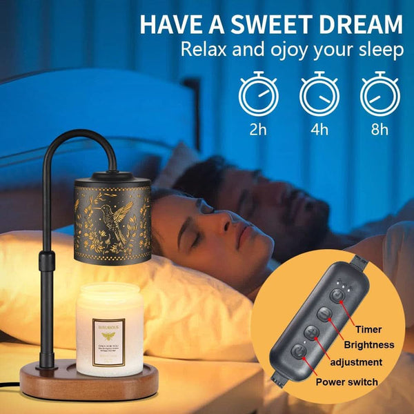 Dimmable Candle Warmer Lamp With Timer Hummingbird
