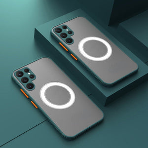 Magnetic Shock‑Resistant Samsung Case – Magnify – Slim MagSafe Compatible – Dual‑Layer Protection