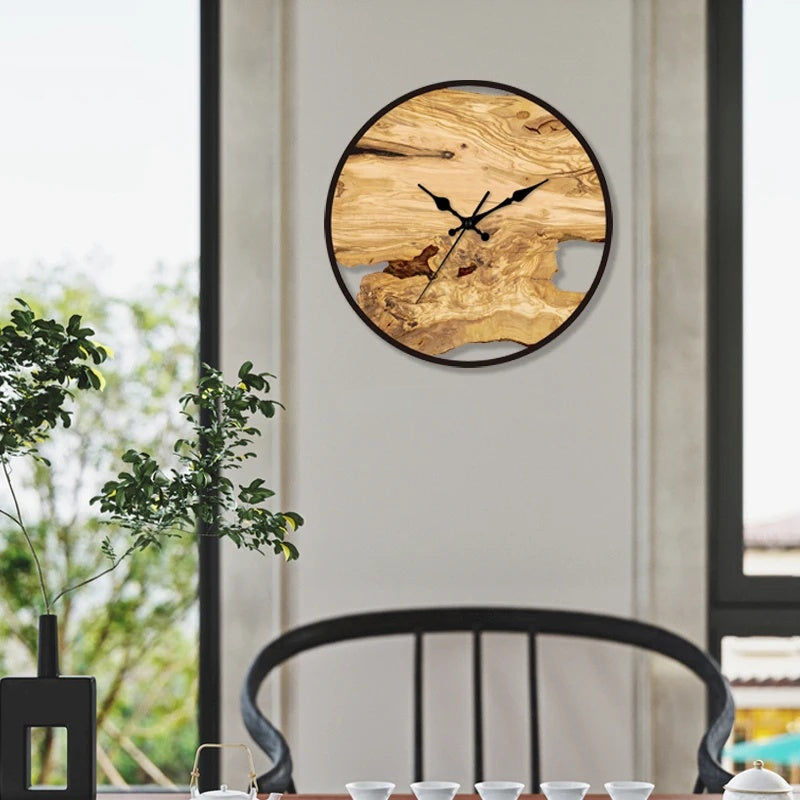 Wall Clock Modern - Chroniva - Transparent Acrylic Design - Silent Movement