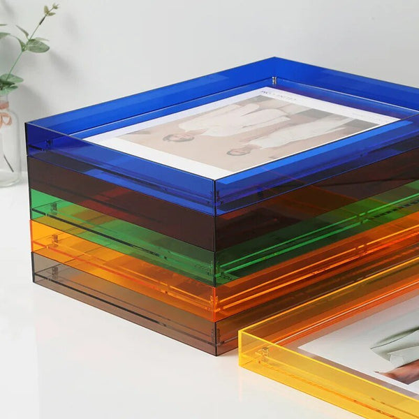 Acrylic Picture Frame - Framedix - Colorful Photo Display - Modern Home Decor