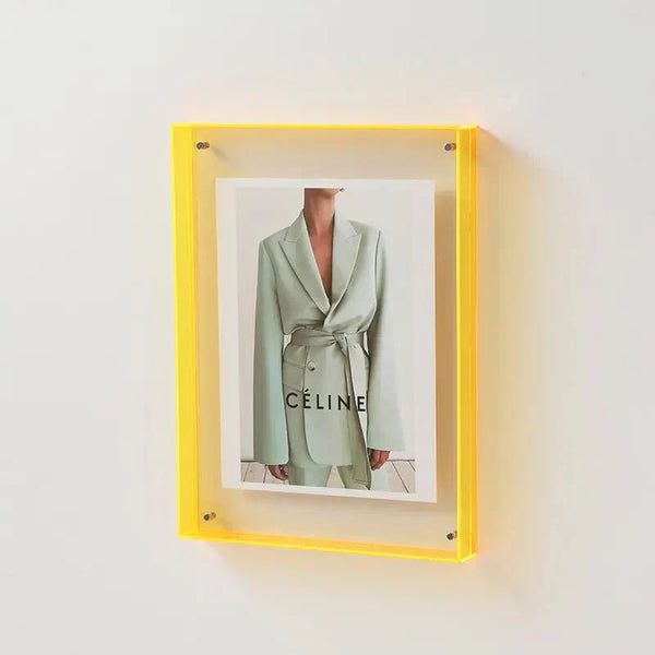 Acrylic Picture Frame - Framedix - Colorful Photo Display - Modern Home Decor