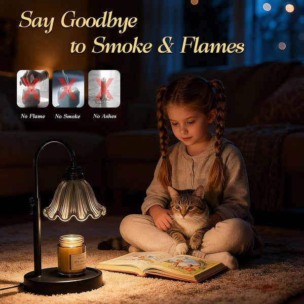 Scented Candle Warmer Lamp With Programmable Timer