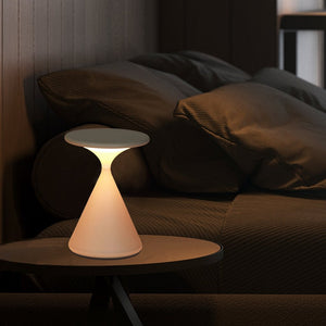 Dimmable Table Lamp - LumaGlow - Wireless Touch Control - Modern Hourglass Design