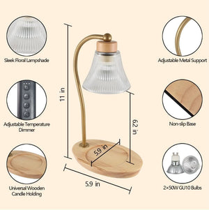 Candle Warmer Lamp With Digital Programmable Timer