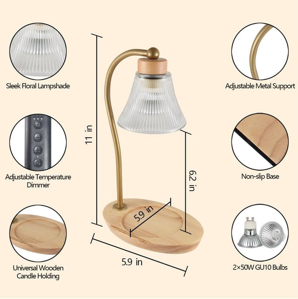 Candle Warmer Lamp With Digital Programmable Timer