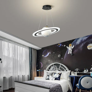 Planet Pendant Light - Cosmixia - Galaxy Ceiling Lamp - Dimmable Room Decor