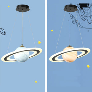 Planet Pendant Light - Cosmixia - Galaxy Ceiling Lamp - Dimmable Room Decor