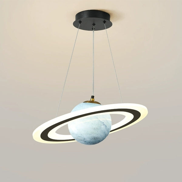 Planet Pendant Light - Cosmixia - Galaxy Ceiling Lamp - Dimmable Room Decor