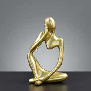 Abstract Figure Sculpture – NordSculpt Modern Scandinavian Art Home Decoration