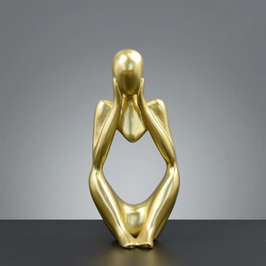 Abstract Figure Sculpture – NordSculpt Modern Scandinavian Art Home Decoration