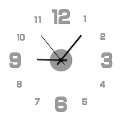 Avera Décor Frameless DIY Wall Clock UK — Modern Silent Home & Office Wall Art
