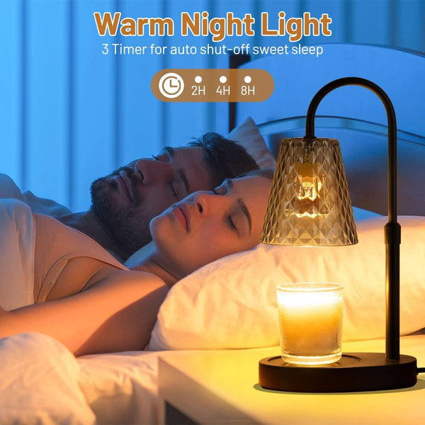 Candle Warmer Lamp Halogen Powered Adjustable Timer