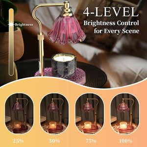 Flameless Candle Warmer Lamp With Adjustable Height